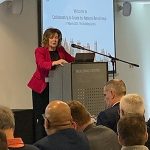 National Retrofit Hub launch 1 March 2023 - Lynne Sullivan presenting